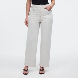MADEWELL - The Curvy Perfect Vintage Wide-Leg Crop Jean NWT